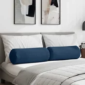 Valjkasti jastucici 2 pcs Plava O 25 x 70 cm tkanina