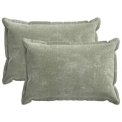 Vidaxl Prevleka za blazino 2 kos HOUTEN Zelena 30 x 50 cm