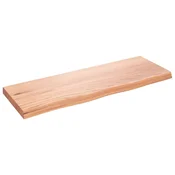 Vidaxl vidaXL Kopalniški pult svetlo rjave barve 80x30x(2-4) cm masiven les
