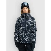 Quiksilver Mission Printed Kids Jacket kids spiral print black