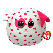 Ty Igracka Squishy Pas beau 22 cm, Bijelo-crveni 39270