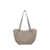 LANCASTER Paris Nakupovalna torba Lancaster Sac cabas épaule Avec Pression Sierra Haus Galet siva