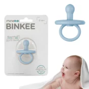 shumee Silikonska dinamična pomirjujoča duda 1 kos. MinikOiOi modra 0 m+