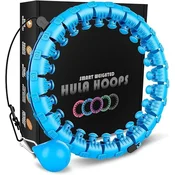 shumee Hula obroč z čepi K-Mart 130 cm moder