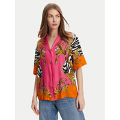 Versace Jeans Couture Srajca 78HAL2P9 Roza Relaxed Fit