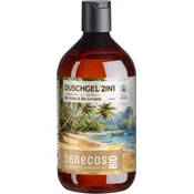 Benecos 2u1 gel za tuširanje s bio kokosom i bio limetom - Summer Edition - 500 ml