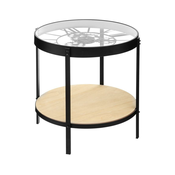 Stocic Meca 50.5x49cm crni Atmosphera Createur Dinterieur