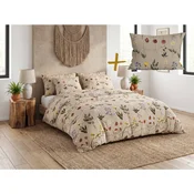Set posteljnine iz mikrovlaken HERBAR bež + prevleka za vzglavnik 50 x 70 cm BREZPLAČNO