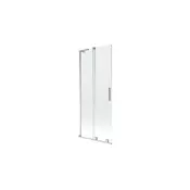 Mexen Velar L dvojno drsni tuš zaslon 2-krilni 85 x 150 cm, prozoren, krom - 896-085-003-01-01