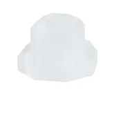 INF Plastični organizator za pisala velike kapacitete za pisarniško in študentsko mizo Transparent+White, (5000078765)