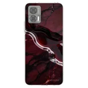 Silikonski prozorni ovitek za Motorola Edge 30 Neo - Cherry stone