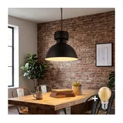 Luster na lancu BJORN 1xE27/60W/230V crne boje