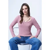 Trend Alacati Stili Ženska bluza Alc-X14791, Roze
