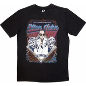 Elton John Majica Psych Vintage Stone Wash Unisex Black L