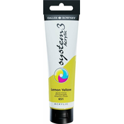 Daler Rowney System3 Akrilna barva Lemon Yellow 150 ml 1 kos