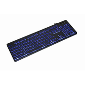 GEMBIRD KB-UML3-02 LED multimedijalna tastatura sa pozadinskim osvetljenjem