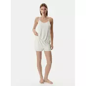 KARL LAGERFELD Pižama B1W45011 Svetlo bež Regular Fit