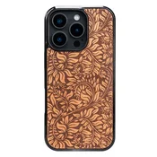 shumee Lesen ovitek Bewood za iPhone 16 Pro z jabolčnimi listi