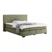 Box Krevet Maya D 200/220 cm , maslinasto zelena