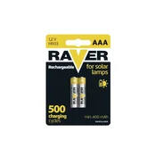 2 kom Polnilna baterija AAA RAVER NiMH/1,2V/400 mAh