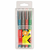 Stabilo: Worker Colorful kemijska 4kom 0,5mm