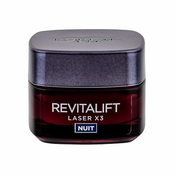 L´Oréal Paris Revitalift Laser X3 noćna krema za lice za sve vrste kože 50 ml za žene