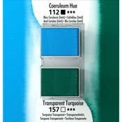 Daler Rowney Akvarel boja, Aquafine, set 2, kockeeruleum blue/transparent turquoise