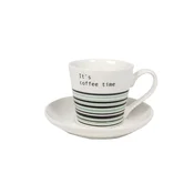 PORCELAN SET ZA KAFU 180ml 6/1 (PRUGE/ZEL) RXG-N18080B