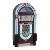 Auna Graceland DAB, džuboks, BT, CD, vinil, DAB+/FM, USB, SD, AUX vhod, LED luč (BX-Graceland All+DAB)