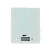 MELISSA Digitalna kuhinjska vaga, kaljeno staklo, LCD, maks. 5 kg