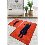 Lessentiel Maison Set prostirki za kupatilo Comfort, 2 Komada, Narandžasta