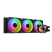 ID-Cooling voden hladnjak za procesor - Space SL360 V2 (25 dB; max. 135,41 m3/h; 3x12 cm, A-RGB LED, crni)