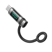 USB-C v USB-C OTG adapter Mcdodo 240W Pigeon Series OT-2620 z digitalnim prikazovalnikom - black