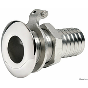 Osculati Skin fitting Stainless Steel with Hose Adaptor 1