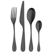 Set jedilnega pribora DROP CARBON, set 24 kosov, črna, Pintinox