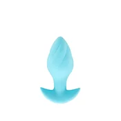 Cuties Vibrating Mini Butt Plug Blue – analni plug, 8 cm