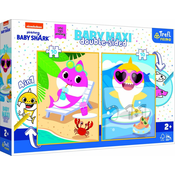 Trefl Puzzle Baby MAXI 2x10 - Veseli dan morskega psa