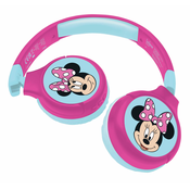 Djecje slušalice Lexibook - Minnie HPBT010MN, bežicne, ružicaste