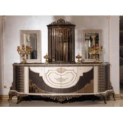 Casa Padrino luxury baroque sideboard and 3 mirrors cream/dark brown/gold