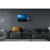 tulup.si Slika na akrilnem steklu Prostor astronavt 100x50 cm 4 obešalnika