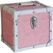 Steepletone 7 Inch Kufor na LP platne 1 Pink/White