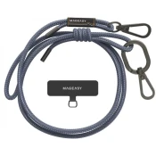 SWITCHEASY Telefon remen 6mm rögzítőkártyával folyópart plava