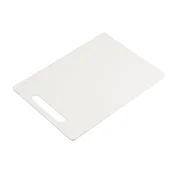 Plastic chopping board, 28.5 x 19.5 cm, 0.5 cm thick, White - Kesper