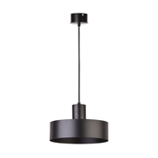 Luster na sajli RIF 1xE27/60W/230V pr. 25 cm crna