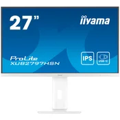 IIYAMA XUB2797HSN-W2 LED monitor 27 inch 1920 x 1080 FHD 100HZ IPS 300 cd 1000 1ms HDMI DP USB-C SPEAKERS White