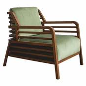 Casa Padrino Luxury Armchair Green/Brown - Living Room & Hotel Furniture