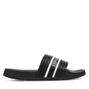 Emporio Armani za moške. XVPS14_XR277 Japonke Logotip črna (42), Črna, Ravna stran, Oblačila za plažo
