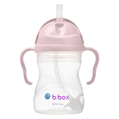 b.box steklenička Sippy s slamico blush