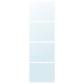 AULI 4 plošče za okvir drsnih vrat, ogledalo, 75x236 cm