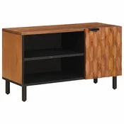 TV ormar Finš acacije smeda 80 x 33 x 46 cm Cvrsto drvo manga